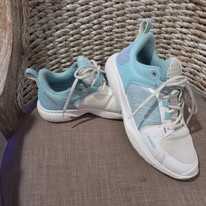 K-Swiss Women's Blue and White Sneakers Ultra Hot Pre Loved Sz 8
